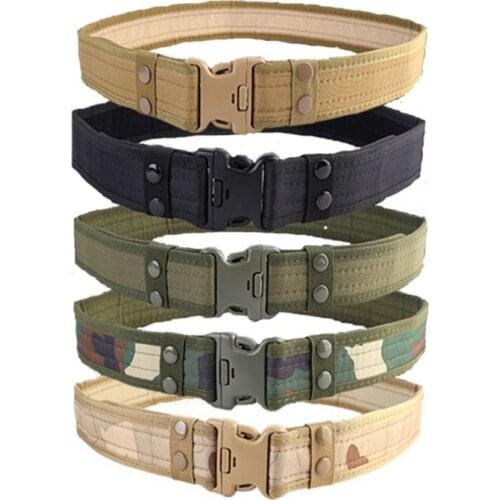 Unisex belt wide Oxford cloth waist strap military tactical Army Style Combat Belt Outdoor hunting military training Waistband