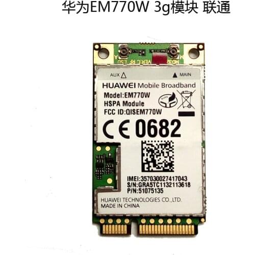JINYUSHI For Huawei EM770W PCI-E 3G UMTS HSPA WCDMA HSDPA Quad band Cellular Module