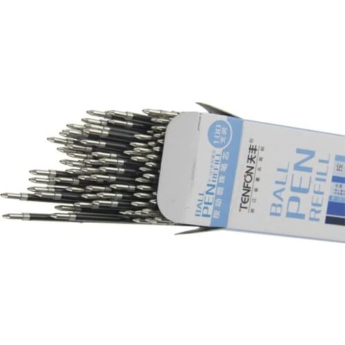 Wholesale 10pcs/lot general Ballpoint Pen refill High quality refill black blue red 0.7mm bullet refill office & school supplies