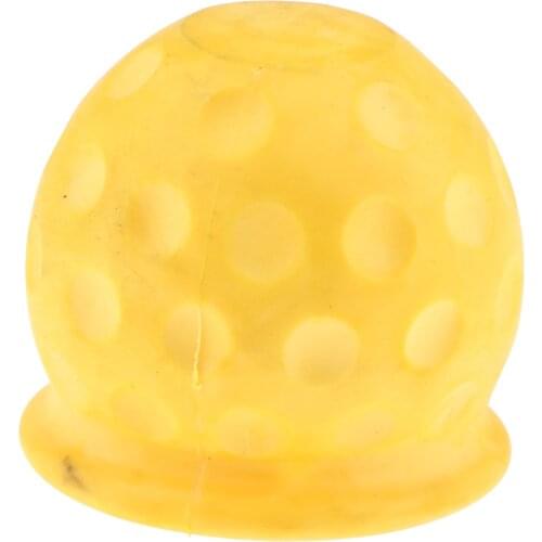 Universal Tow Ball Cap Protective Cover For Car Caravan Towball Yellow
