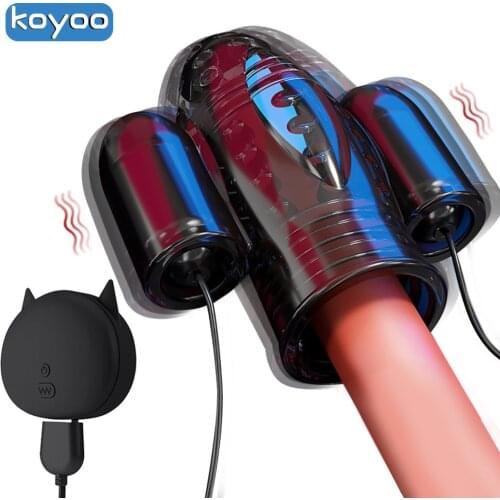 Penis Enlargers Vibrator for Men Male Masturbator Blowjob Sex Toys for Men Couple 18 Vagina Sex Machine Shop Glans Delay Trainer