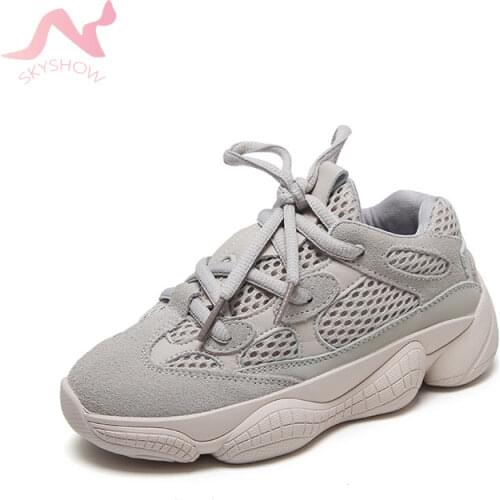 Skyshow--Spring And Autumn 2021 New Boys And Girls Net Shoes Tide Brand, Rubber, Non-Slip Comfortable, Breathable