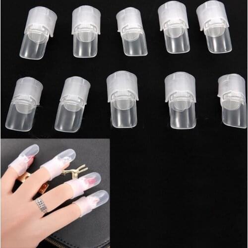 10 pcs Women DIY Nails Polish Protection Clipper Nail Art Clips Manicure Tool Protector Cover Cosmetic Beauty Accessories
