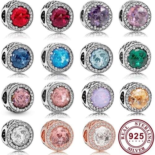 2020 New 925 Sterling Silver Bead The Heart Of The Ocean Fit Pandora Women Bracelet & Necklace Diy Jewelry