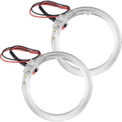 2pcs 100mm Red LED Light Guide Angel Eyes Halo Rings 12V 6W 720 LM for Car Truck Motorcycle Headlight Retrofit