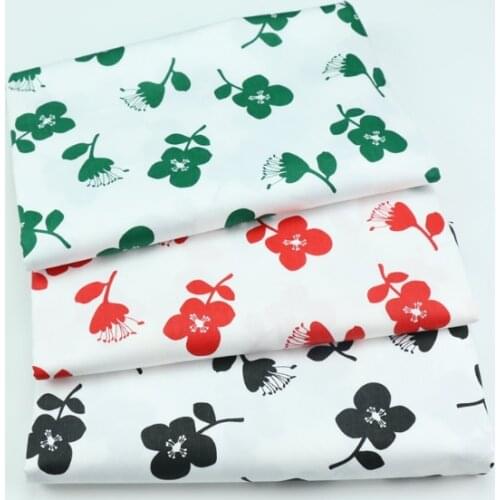 50*160CM Japanese Floral Printed Cotton Fabric Handmade Sewing Materials For Home Textile Quilting Bedding Making All Seasons