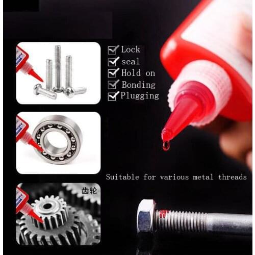 50ml 10ml Adhesive Wire Sealing Anti-Corrosion Thread Anti-Pressure Blue K-0271 Glue Anaerobic Screw Lock New Anaerobic Adhesive
