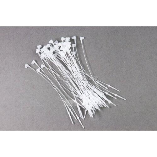 Black and white mixed 9cm 5000pcs/lot hang tag //string hang tag/plastic tag plastic fastener scs007