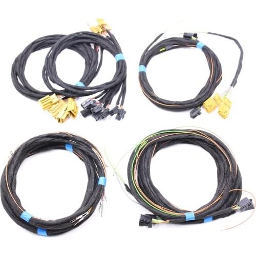 For Audi A4 B9 8W 32 Colors 20 lights Interior Door Dash Environment Ambient Light Cable Wiring Harness