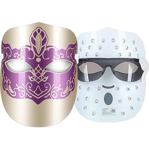 Photon Skin Rejuvenation Instrument Red Blue Light Removing Acne Beauty Large Row Light Mask Children Face Machine