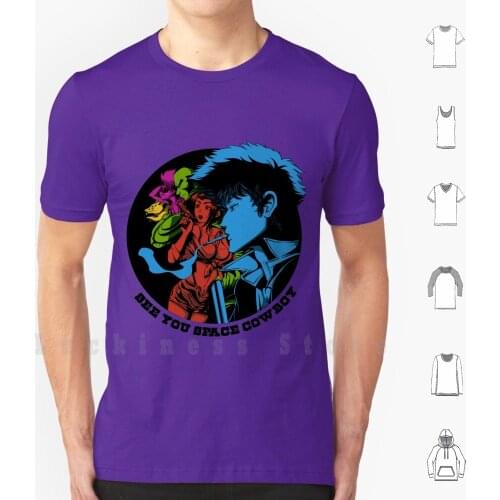 Cowboy Bebop See You Space Cowboy By Alessandra Cioni T Shirt Print 100% Cotton New Cool Tee Cowboy Bebop Spike Faye