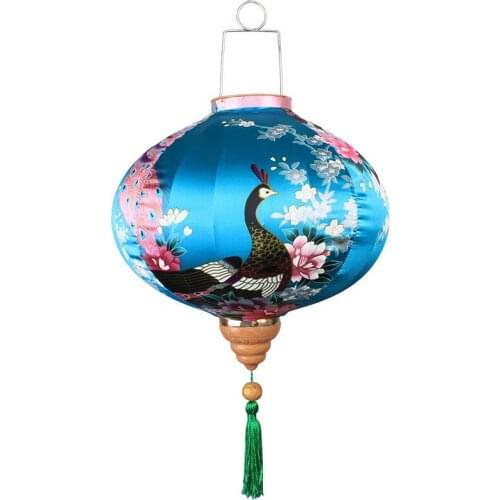 Chinese New Years Creative Ancient Lantern Hanging Hotel Tea Art Phoenix Style Festive Decoration
