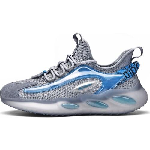 Trendy Men Running Shoes Breathable Mesh Sneakers Men No-slip Comfortable Jogging Shoes Outdoor Walking Sports Shoes Zapatillas