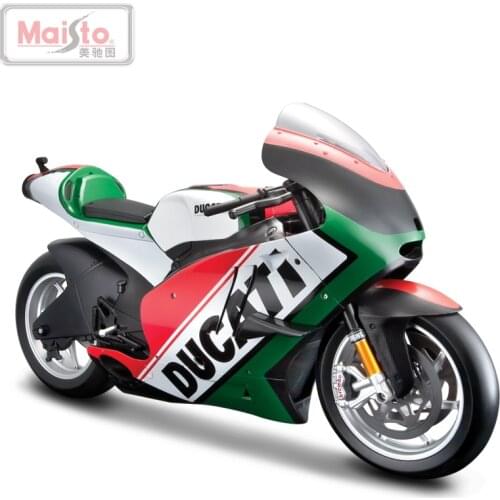 Maisto 1:6 2011 Ducati locomotive model Simulation alloy motorcycle ornament Motorcycle model car model toy collection gift