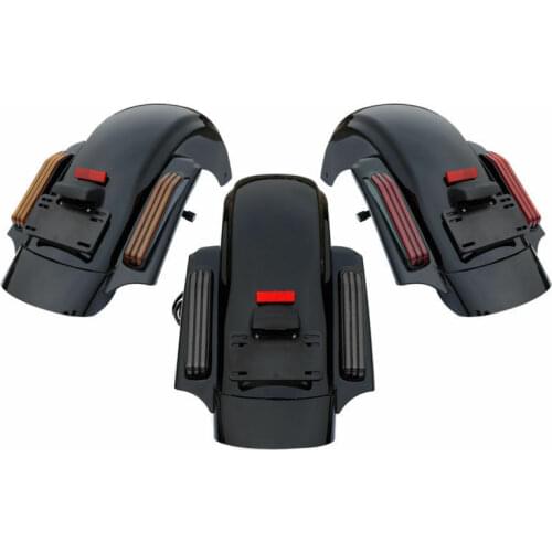 Motorcycle LED Rear Fender LED System For Harley Touring Road King Street Glide Electra Glide 2014-2021