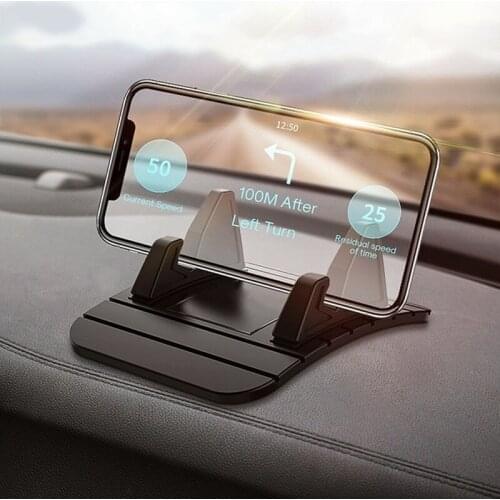 Anti-slip Car Phone Holder Dashboard Cellphone Silicone Stand Mat For iPhone 11 Samsung Xiaomi Huawei Mobile Accessories