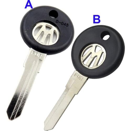 20pcs/lot Uncut Blade Original Car Key Shell Case Cover Replacement Blank for Vol kswagen