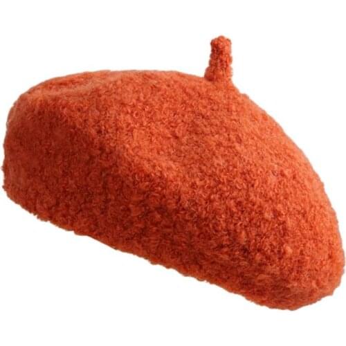 Autumn Winter Hat Women Wool Berets French Artist Beret Painter Hat Vintage Girls Berets Female Warm Walking Cap Beanies