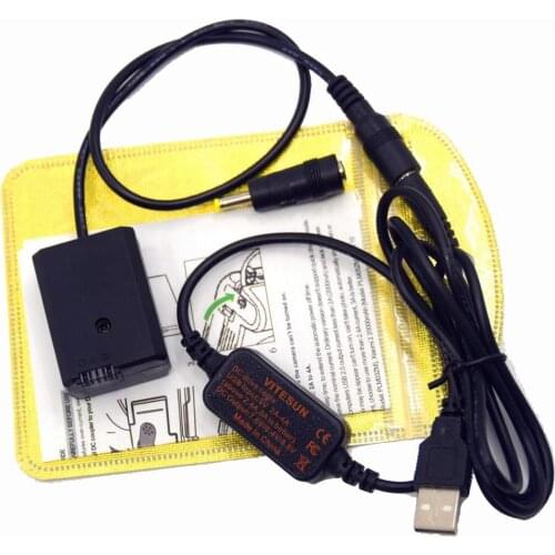 PW20 mobile power bank charger cable+NP-FW50 dummy battery+plug for Sony A7 A7S A7K A7II A7R A7RII A6300 A3000 A5000 A5100 A6000