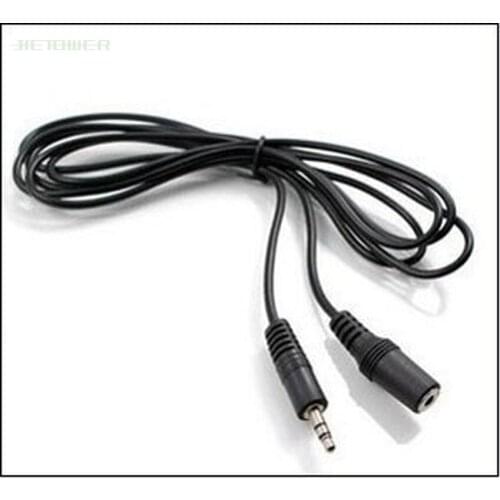 Headphone Extension Cable 3.5mm Jack Male to Female AUX Cable M/F Audio Stereo Extender Cord Earphone 3.5 mm Cable 200pcs/lot