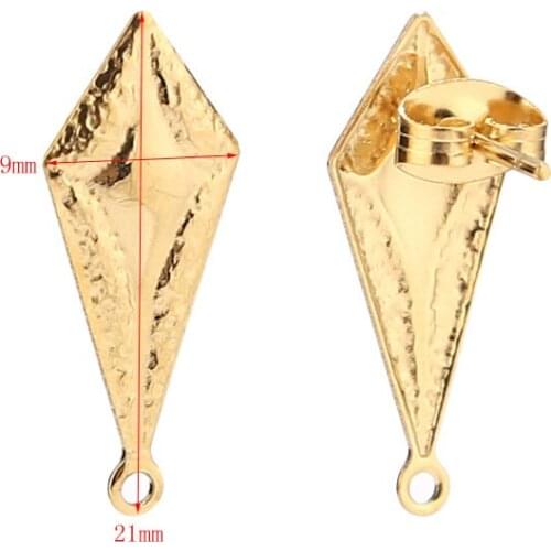 20pcs/lot Stainless Steel Handmade Decoration Pendant Connectors Bohemia Charm Accessories DIY Earrings Jewelry Making