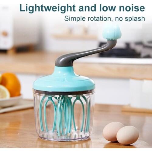 1500ml Cream Egg White Cake Beater Manual Pancake Cupcake Batter Hand Mixer Dispenser Machine Household Hand Crank Whisk