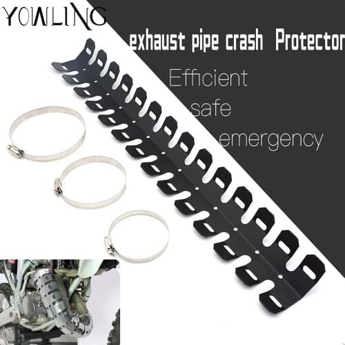 Exhaust Muffler Pipe Protector Heat Shield Cover For honda PCX MSX 125 HOTNET EXC 450 250 SX-F kawasaki KX 85 250F KFX50
