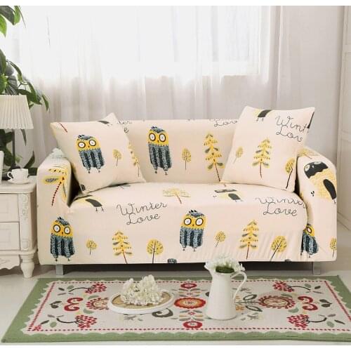 1/2/3/4 Seater Sofa Cover Spandex Stretch Sofa Covers for Living Room Elastic Spandex Armchair Slipcovers Furniture Protecter