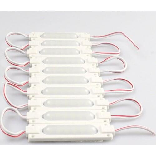 1000pcs/lot Injection Molding 2w DC 24V COB LED Modules with pc cover red blue Warm White Used For Advertising lamp bar light