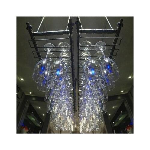 120*30CM Fashion wine goblet rack Bar Red Wine Goblet Glass Hanger Holder Hanging Rack Shelf wall wine rack cup holder