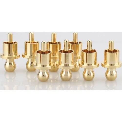 Hight quality Gold Plated RCA Shielding jack socket protect cover caps