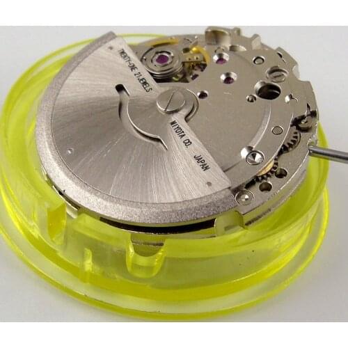 Automatic Watch Movement Parts New Version 21 Jewels MIYOTA 8215 Winding Stem Date Window No Second Hack Function