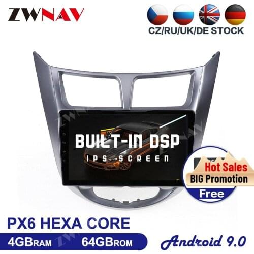 9 Inch HD screen Android 9.0 Car Multimedia Player For Hyundai solaris 2010-2016 car GPS Navi WIFI Audio Radio stereo head unit