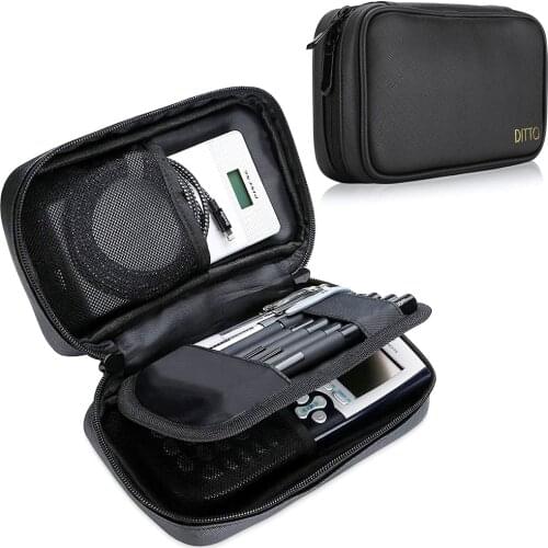 Large Capacity Pouch Multi-Functional Pencil Pouch Holder Pen Bag with Mesh Pockets for Key Drives/USB Memory Sticks/U Disk