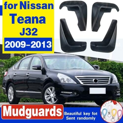 For Nissan Teana J32 2009-2013 Automobile Mud Flaps Guard Mudguard Fenders Splash Flaps Car Styling Automobile Accessories 4 Pcs