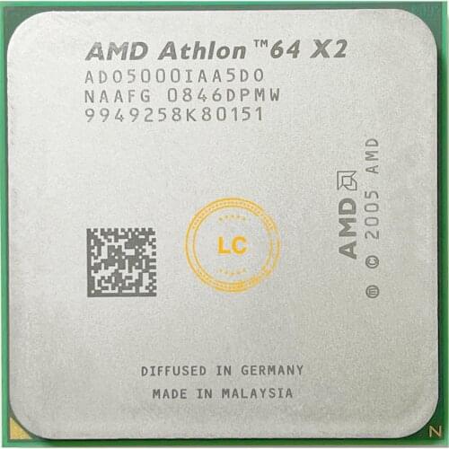 AMD Athlon 64 X2 5000+ 5000 2.6 GHz Dual-Core CPU Processor ADO5000IAA5DO Socket AM2