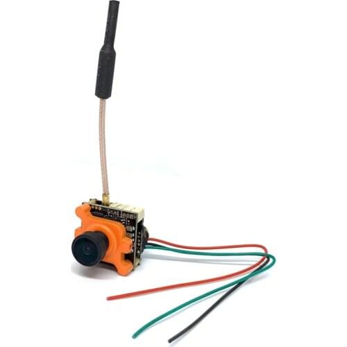 Jinjiean Mini A19 1/3 Ccd 800tvl 5.8ghz 48ch 25mw/100mw/200mw/off Pitmode Aio Fpv Camera For Fpv Rc Drone Mini Aircraft Parts