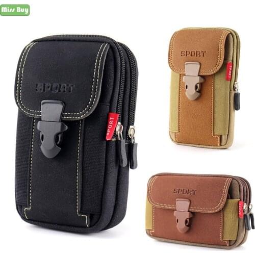 Multifunctional Waterproof Dirt and Wear Resistance Phone Pouch Bag For iPhone/Samsung/Huawei/Xiaomi Case Wallet Belt Cover