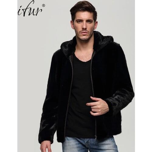2021 Jacket For Men Hooded Spring Mens Mink Female mink grass Coat Youth Motorcycle Biker Mens real Fur Coats Brand