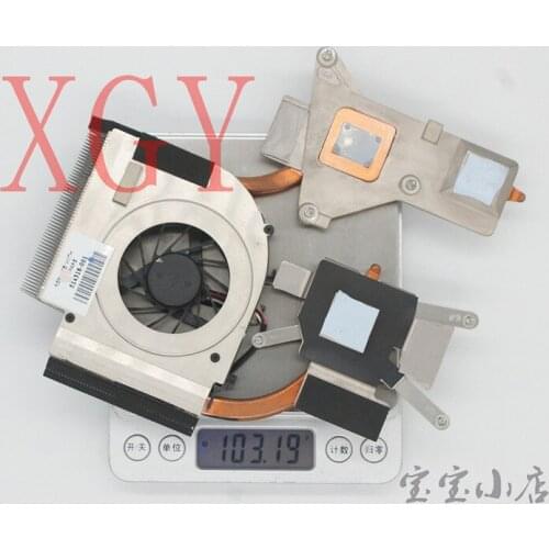 Original For HP DV5 DV6 DV6-1000 1200 cooling module sheet fan copper tube 514318-001 100% test ok