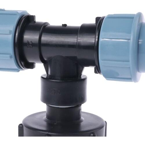 P15D IBC Tank adapter Three-way Outlet 25mm Durable Garden Thread Tap Water connector Hose Home Fitting Tool