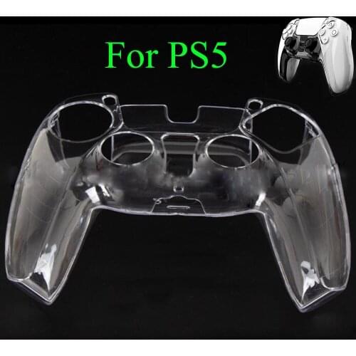 Transparent Clear Hard Case Protective Cover Shell Skin for Sony PlayStation PS5 Controller Crystal Full Protector