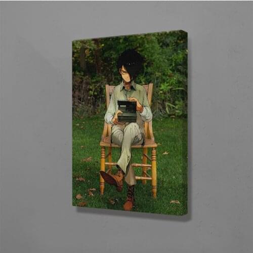Ray The Promised Neverland Anime Decoration Prints Canvas Manga Home Decor Dorm Living Room Bedroom Poster Painting Wall Art