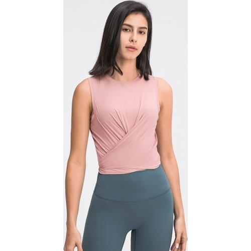 Mermaid Curve Gym Workout Womens Clothes Relaxed Fit Soft Waist Strap Yoga Shirts Fitness Time To Restore Tank Tops