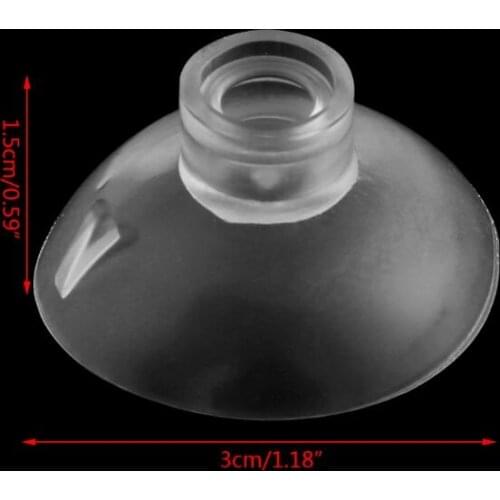YYSD Lot Of 36mm Aquarium Fish Tank Diameter Silicone Suction Cup Clip Hot