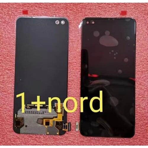 6.44" For OnePlus Nord LCD with frame Display Screen TouchDigitizer Replacement For OnePlus 8 NORD 5G AC2001 AC2003 LCD Repair