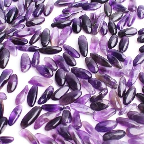 1Lots Natural Polished Amethyst dog-teeth amethyst Strip Shape Crystal Twig Purple Stone Stick Reiki Healing Gemstone decor