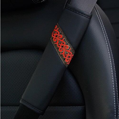 1Pcs PU Car Seat Belt Shoulder Pad Protector Car Seat Safety Belt Cover Shoulder Pad Protection Padding Auto Accessories