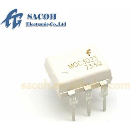 10PCS/lot New OriginaI MOC3023 MOC3023SR2M or MOC3023SM or MOC3023M or MOC3023VM or EL3023 DIP/SOP6 Optoisolat