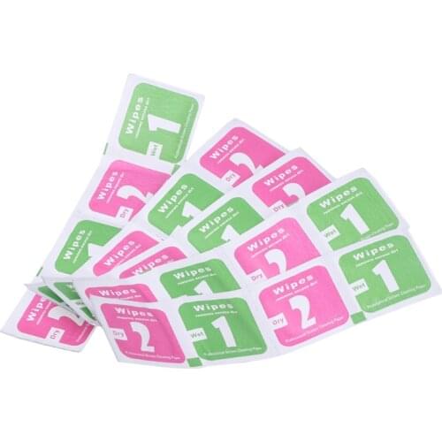 10Pcs/Lot Camera Lens Cleaning Cloth LCD Screens Dust Removal Wet Dry Wipe Paper